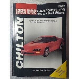 Chilton General Motors Camaro/Firebird 1993-02 Repair Manual #28284